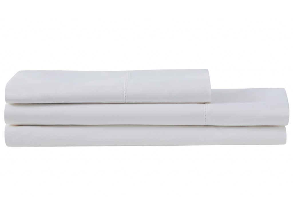 Sheridan 1000 Thread Count Sateen Snow White Flat Sheets